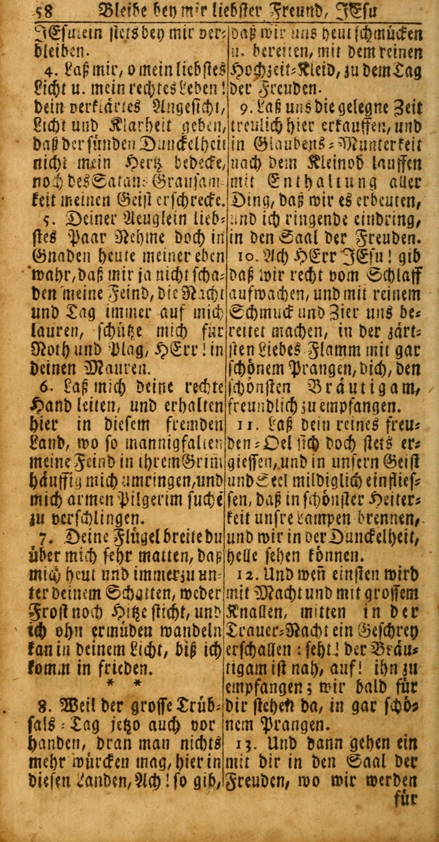 Das Kleine Davidische Psalterspiel der Kinder Zions: von alten und neuen auserlesenen Geistes-Gesängen allen wahren heuls-begierigen säuglingen der weisheit, infonderheit aber denen Gemeinden ... page 56