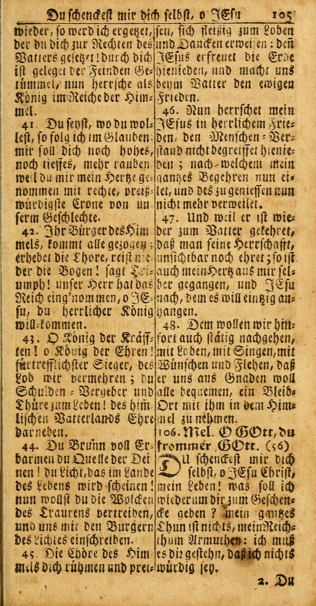 Das kleine Davidische Psalterspiel der Kinder Zions page 105