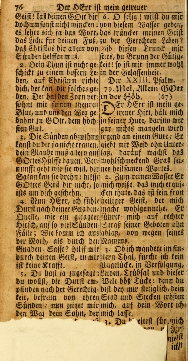 Das kleine Davidische Psalterspiel der Kinder Zions page 76