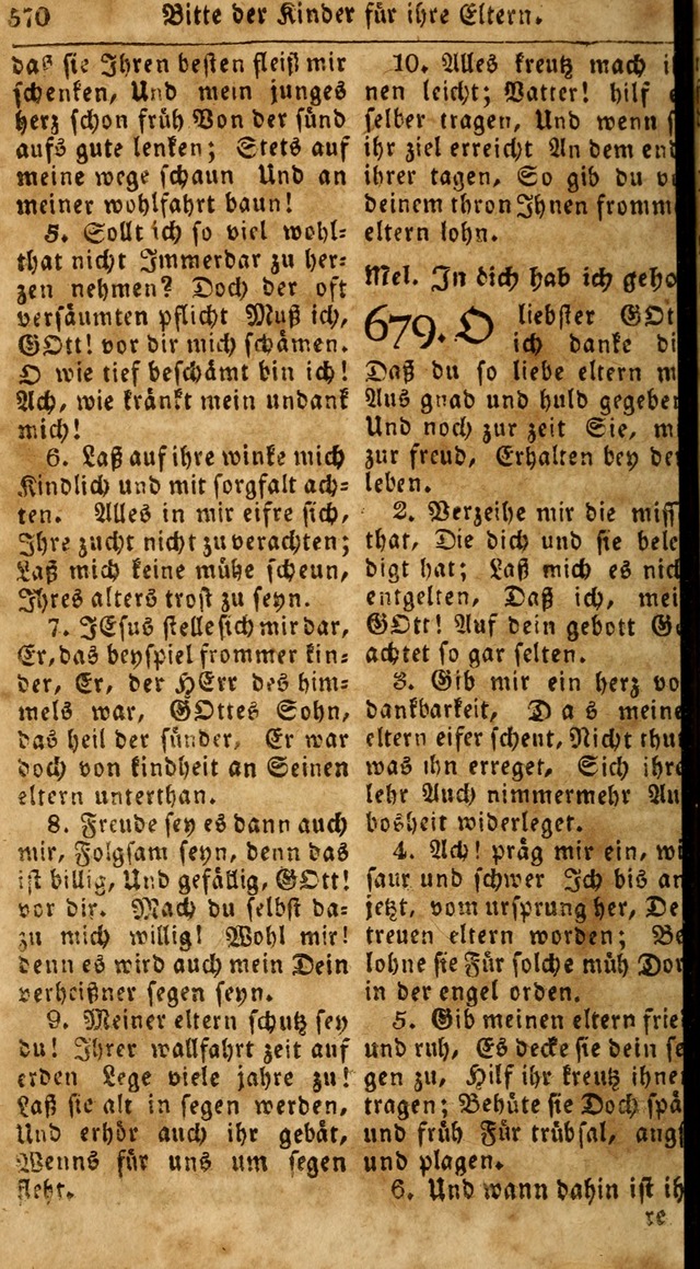 Das neue und verbesserte Gesangbuch, worinnen die Psalmen Davids samt iner Sammlung alter und neuer Geistreicher Lieder, sowohl für privat und Hausandachten, als auch für den öffentlichen..(5th Aufl.) page 726