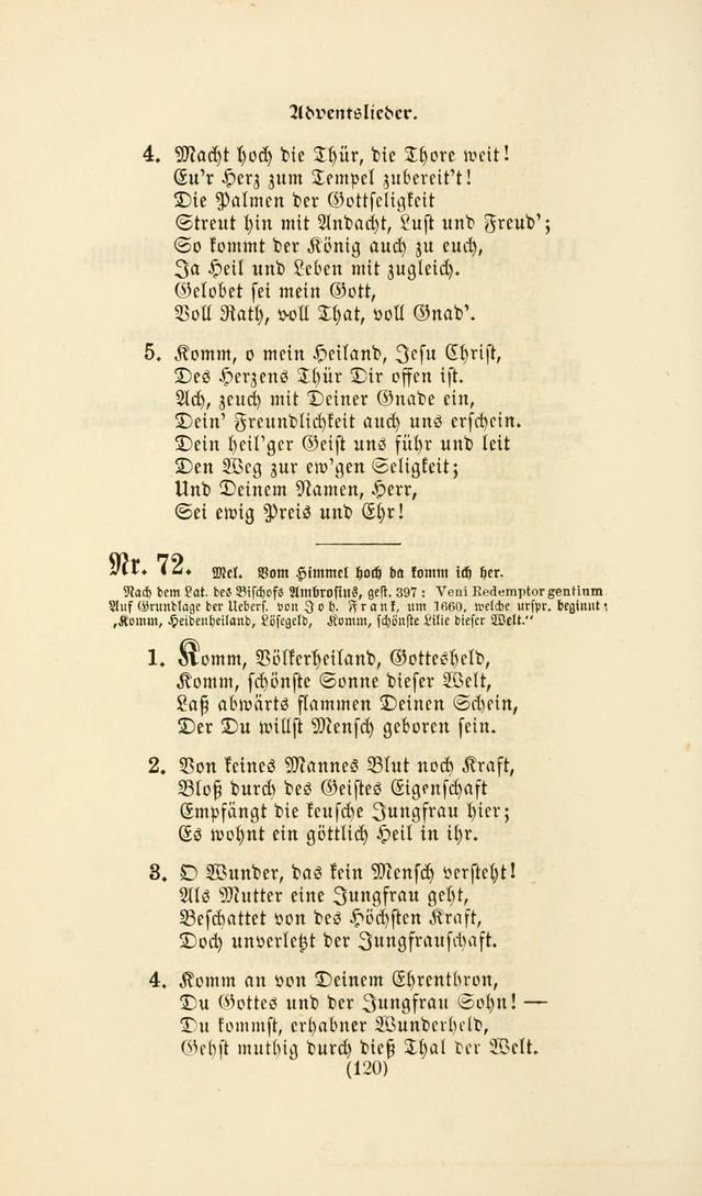 Deutsches Gesang- und Choralbuch: eine Auswahl geistlicher Lieder ... Neue, verbesserte und verhmehrte Aufl. page 117