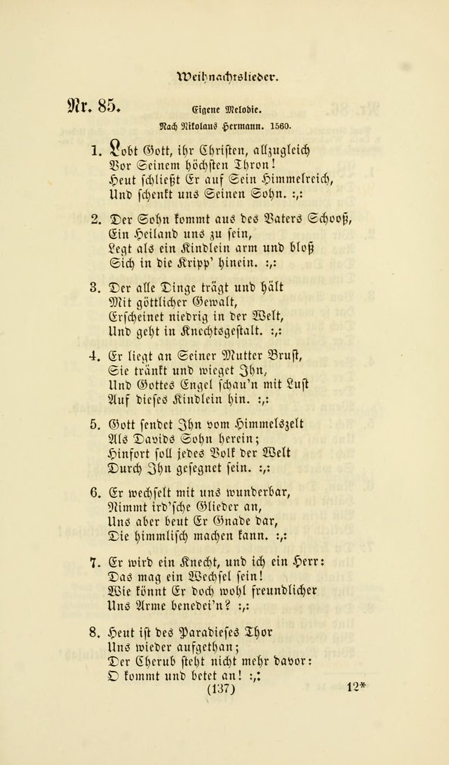 Deutsches Gesang- und Choralbuch: eine Auswahl geistlicher Lieder ... Neue, verbesserte und verhmehrte Aufl. page 134