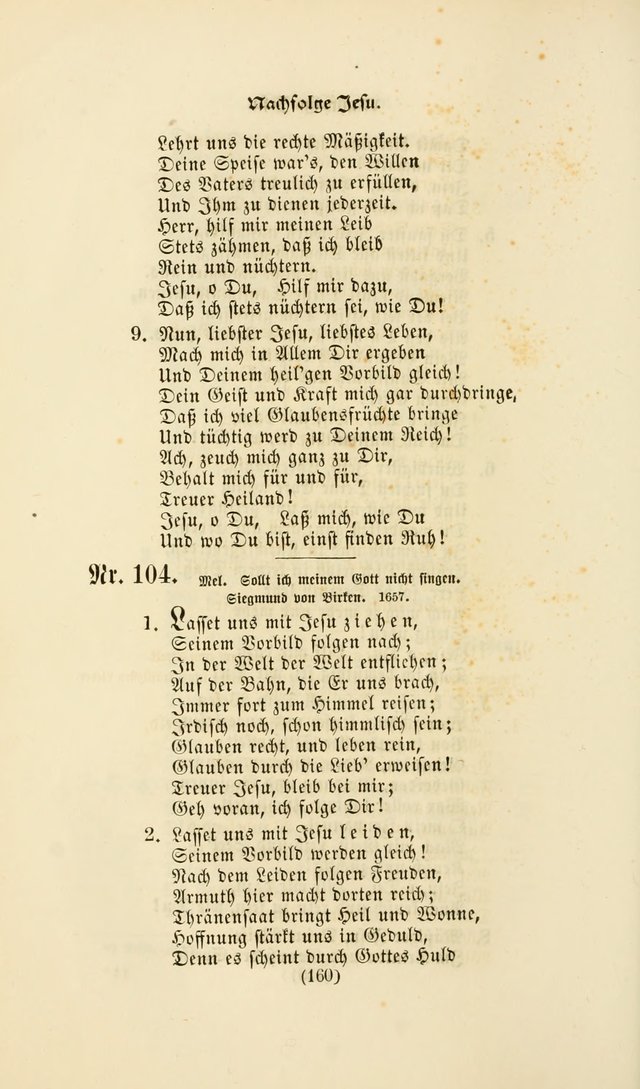 Deutsches Gesang- und Choralbuch: eine Auswahl geistlicher Lieder ... Neue, verbesserte und verhmehrte Aufl. page 157