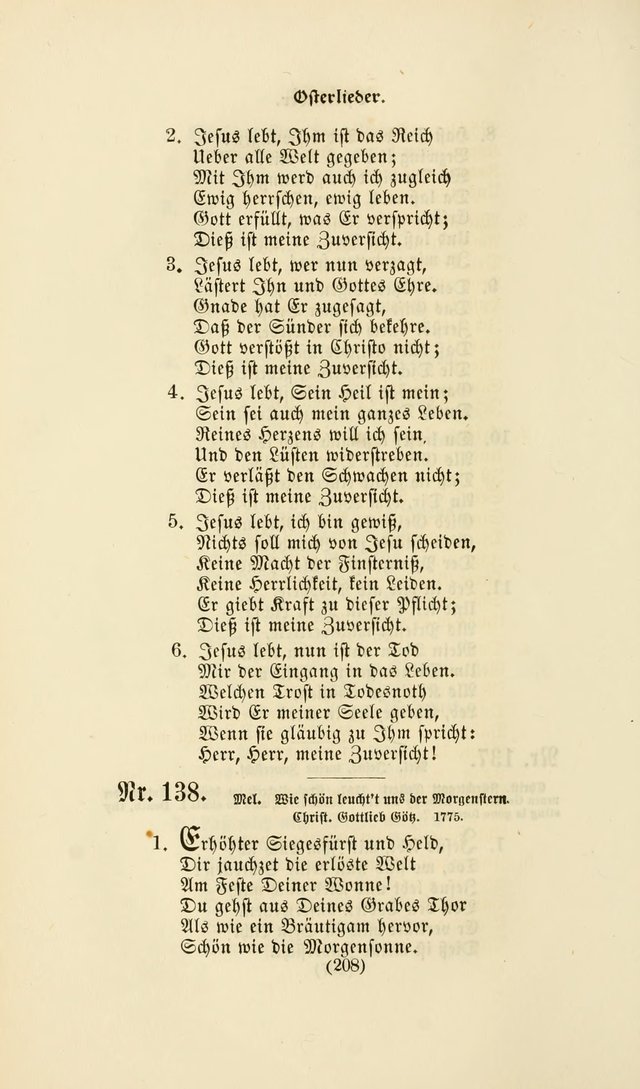 Deutsches Gesang- und Choralbuch: eine Auswahl geistlicher Lieder ... Neue, verbesserte und verhmehrte Aufl. page 205