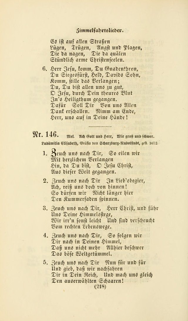 Deutsches Gesang- und Choralbuch: eine Auswahl geistlicher Lieder ... Neue, verbesserte und verhmehrte Aufl. page 215