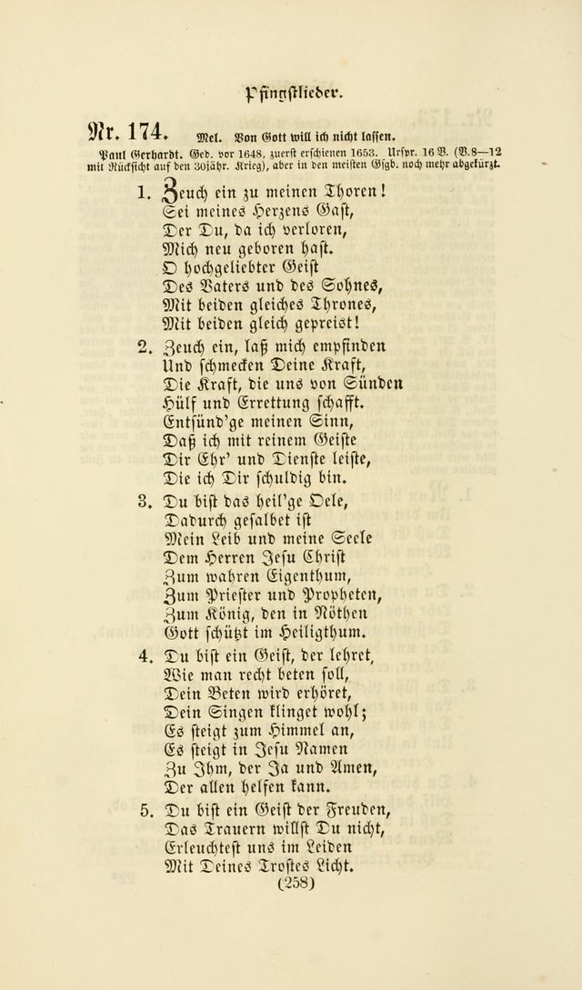 Deutsches Gesang- und Choralbuch: eine Auswahl geistlicher Lieder ... Neue, verbesserte und verhmehrte Aufl. page 255