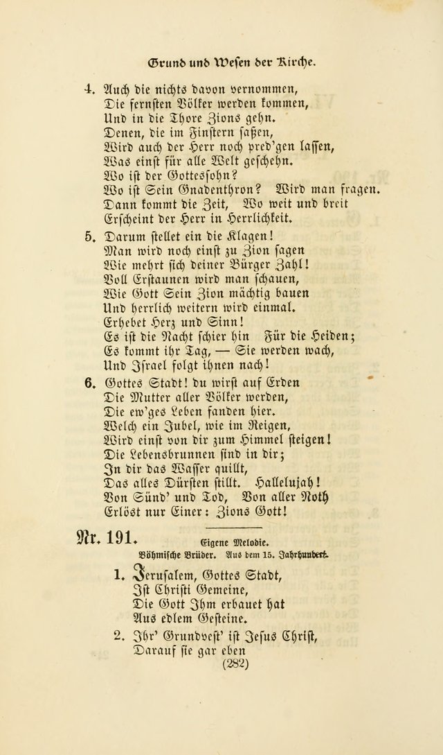 Deutsches Gesang- und Choralbuch: eine Auswahl geistlicher Lieder ... Neue, verbesserte und verhmehrte Aufl. page 279