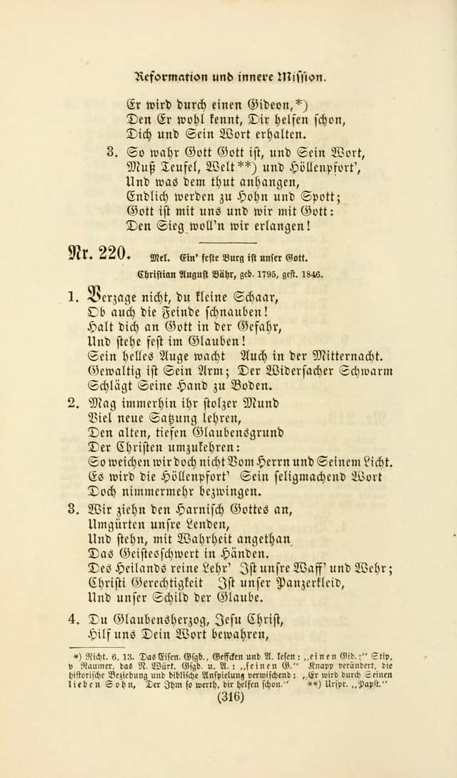Deutsches Gesang- und Choralbuch: eine Auswahl geistlicher Lieder ... Neue, verbesserte und verhmehrte Aufl. page 313