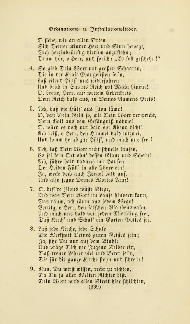 Deutsches Gesang- und Choralbuch: eine Auswahl geistlicher Lieder ... Neue, verbesserte und verhmehrte Aufl. page 336