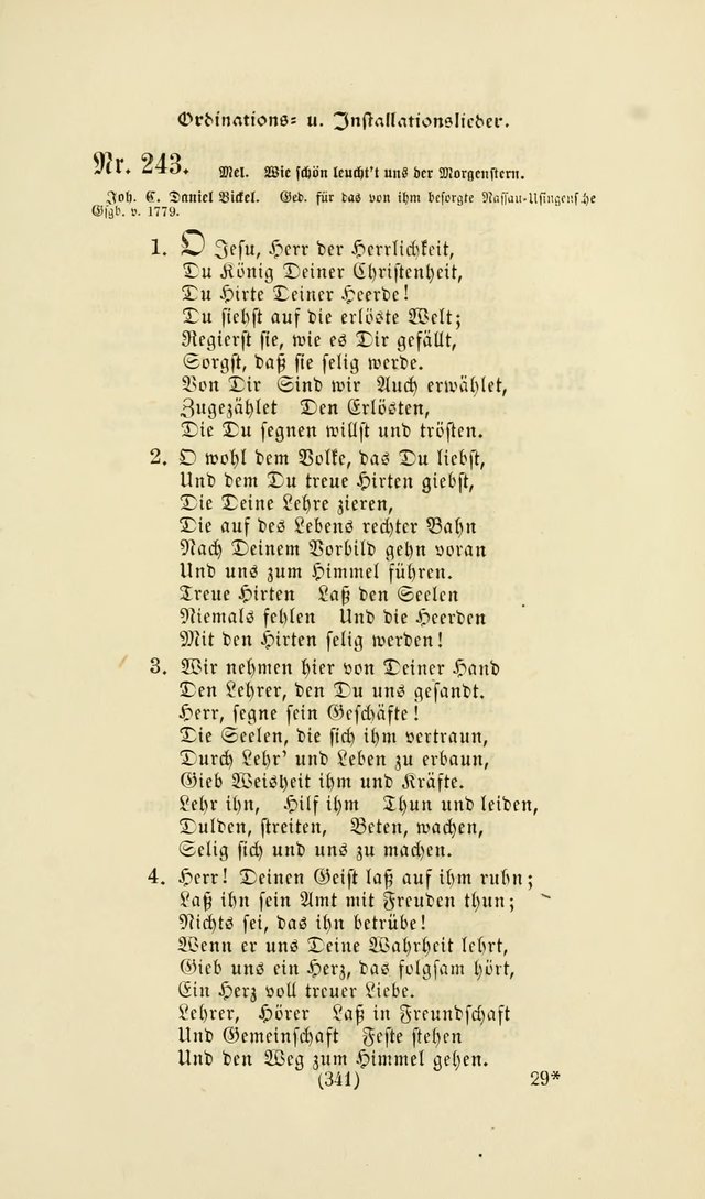 Deutsches Gesang- und Choralbuch: eine Auswahl geistlicher Lieder ... Neue, verbesserte und verhmehrte Aufl. page 338