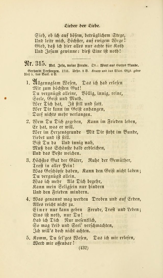 Deutsches Gesang- und Choralbuch: eine Auswahl geistlicher Lieder ... Neue, verbesserte und verhmehrte Aufl. page 429
