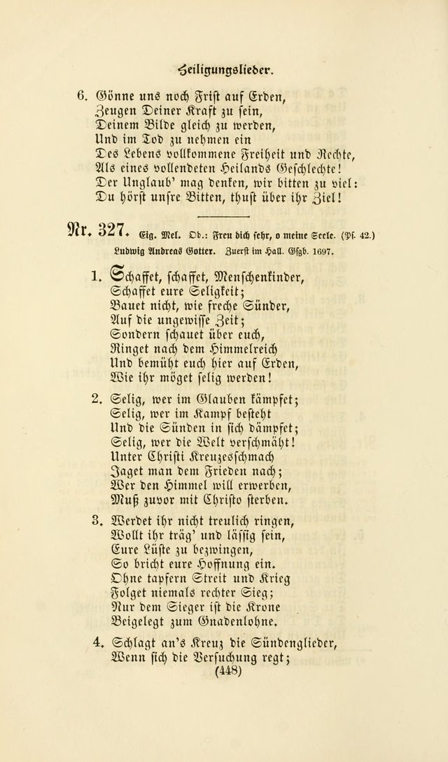 Deutsches Gesang- und Choralbuch: eine Auswahl geistlicher Lieder ... Neue, verbesserte und verhmehrte Aufl. page 445