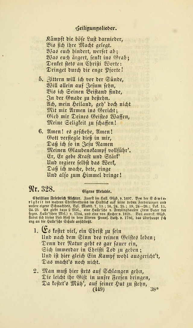 Deutsches Gesang- und Choralbuch: eine Auswahl geistlicher Lieder ... Neue, verbesserte und verhmehrte Aufl. page 446