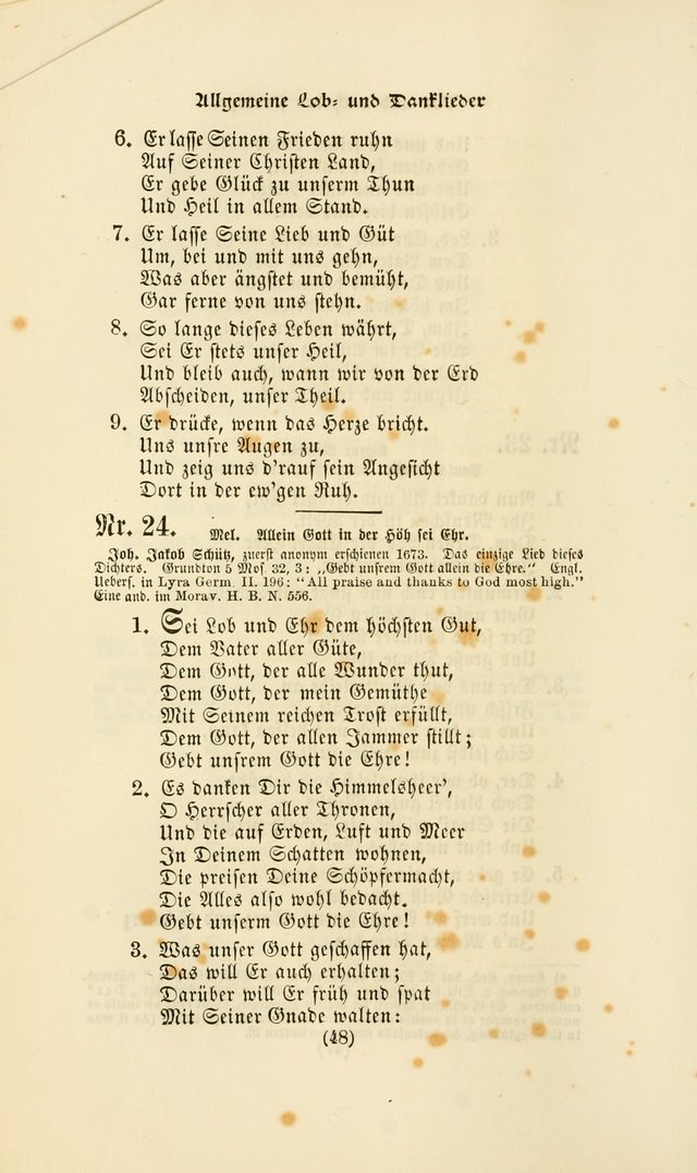 Deutsches Gesang- und Choralbuch: eine Auswahl geistlicher Lieder ... Neue, verbesserte und verhmehrte Aufl. page 45