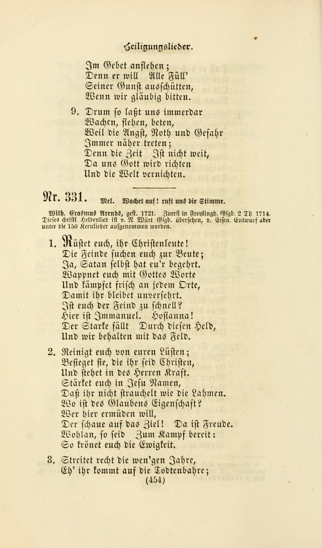 Deutsches Gesang- und Choralbuch: eine Auswahl geistlicher Lieder ... Neue, verbesserte und verhmehrte Aufl. page 451