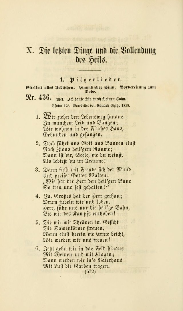 Deutsches Gesang- und Choralbuch: eine Auswahl geistlicher Lieder ... Neue, verbesserte und verhmehrte Aufl. page 569