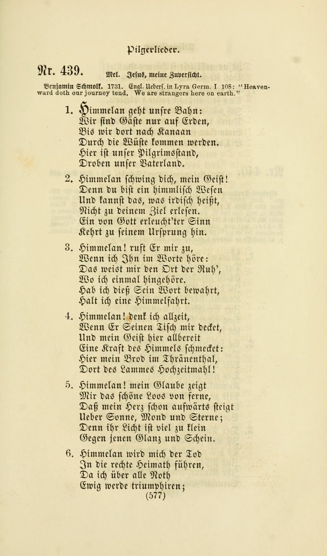 Deutsches Gesang- und Choralbuch: eine Auswahl geistlicher Lieder ... Neue, verbesserte und verhmehrte Aufl. page 574