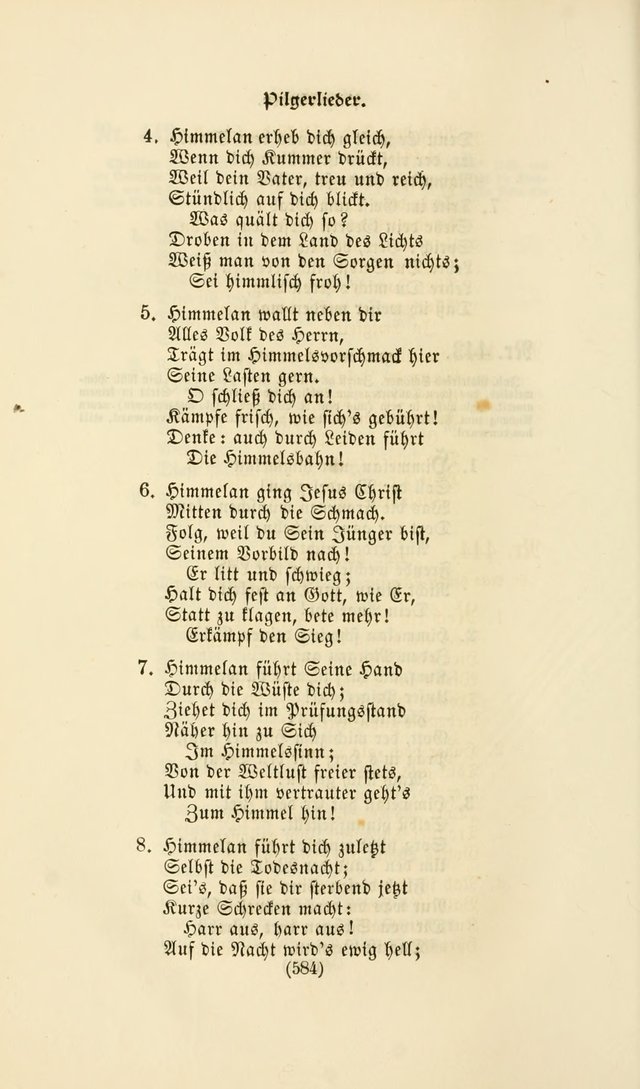 Deutsches Gesang- und Choralbuch: eine Auswahl geistlicher Lieder ... Neue, verbesserte und verhmehrte Aufl. page 581