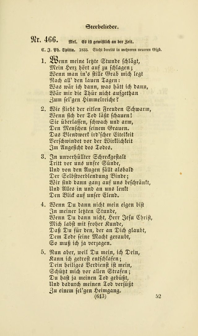 Deutsches Gesang- und Choralbuch: eine Auswahl geistlicher Lieder ... Neue, verbesserte und verhmehrte Aufl. page 610
