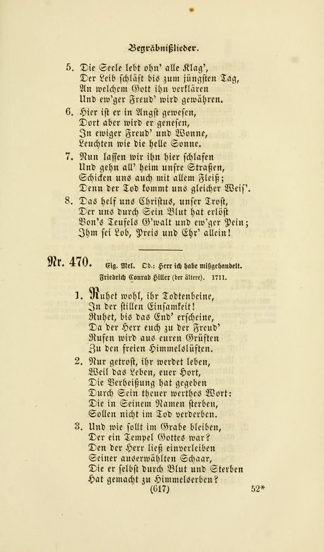 Deutsches Gesang- und Choralbuch: eine Auswahl geistlicher Lieder ... Neue, verbesserte und verhmehrte Aufl. page 614