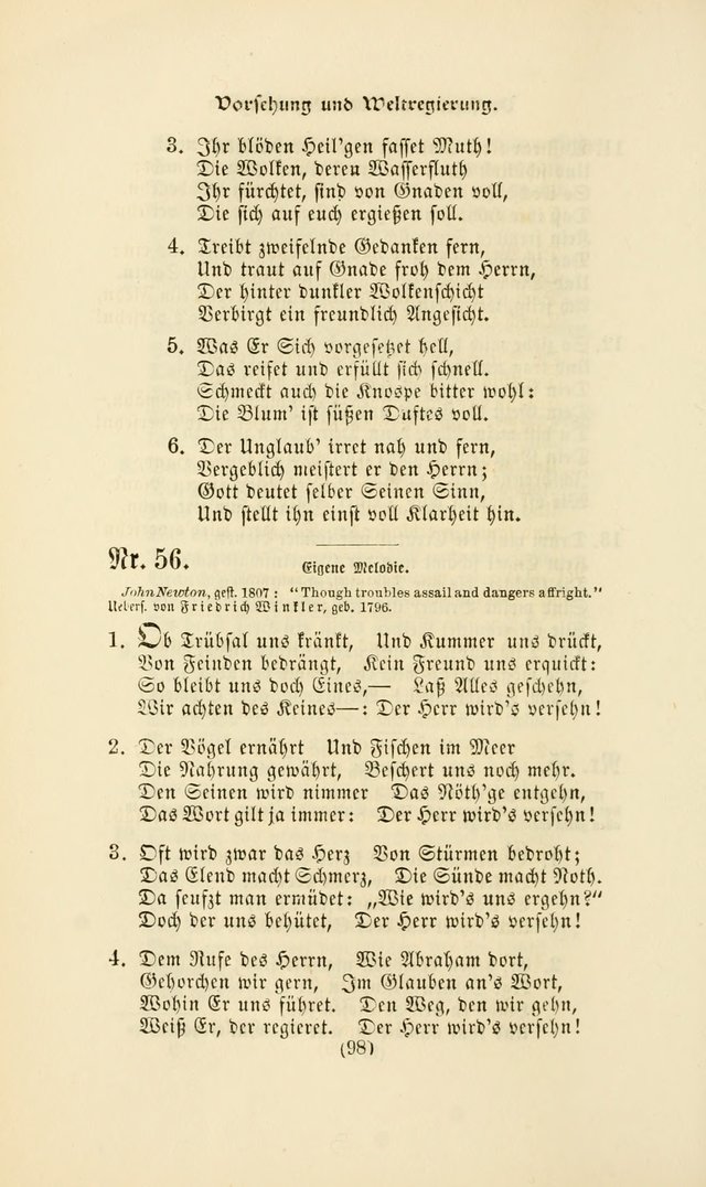 Deutsches Gesang- und Choralbuch: eine Auswahl geistlicher Lieder ... Neue, verbesserte und verhmehrte Aufl. page 95