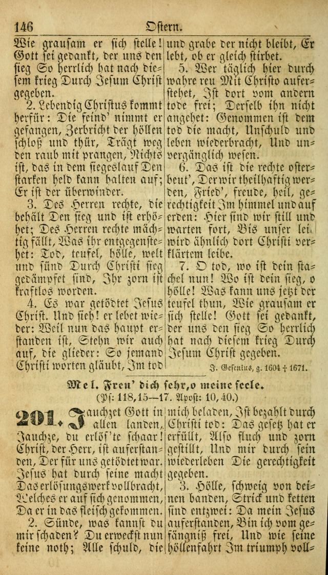 Deutsches Gesangbuch für die Evangelisch-Luterische Kirche in den Vereinigten Staaten: herausgegeben mit kirchlicher Genehmigung  page 146