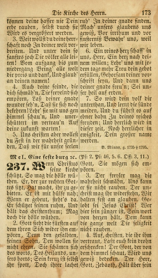 Deutsches Gesangbuch für die Evangelisch-Luterische Kirche in den Vereinigten Staaten: herausgegeben mit kirchlicher Genehmigung  page 173