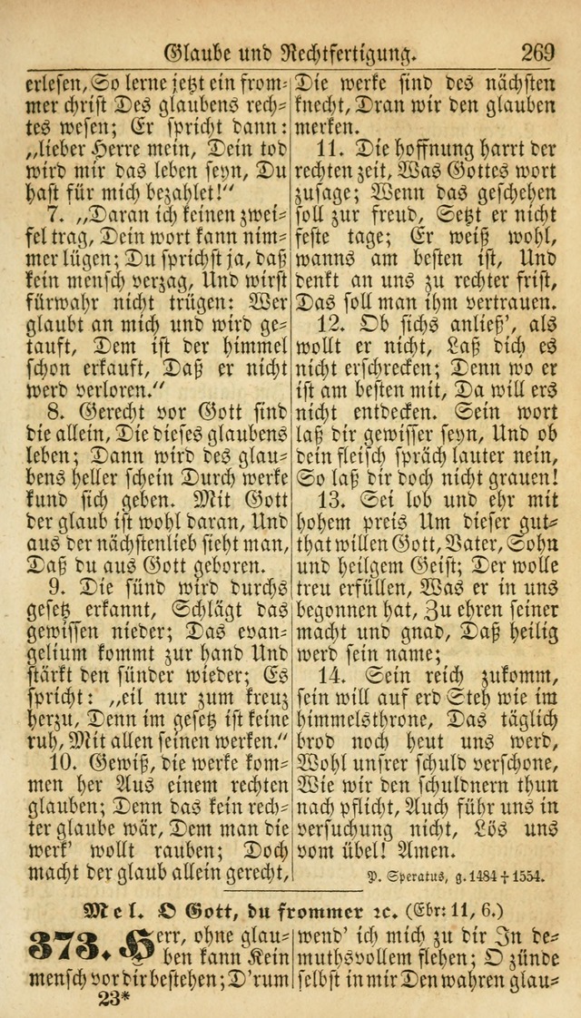 Deutsches Gesangbuch für die Evangelisch-Luterische Kirche in den Vereinigten Staaten: herausgegeben mit kirchlicher Genehmigung  page 269