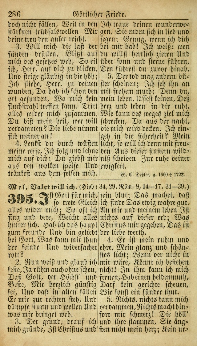 Deutsches Gesangbuch für die Evangelisch-Luterische Kirche in den Vereinigten Staaten: herausgegeben mit kirchlicher Genehmigung  page 286