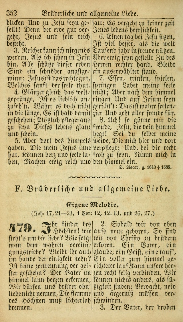 Deutsches Gesangbuch für die Evangelisch-Luterische Kirche in den Vereinigten Staaten: herausgegeben mit kirchlicher Genehmigung  page 352