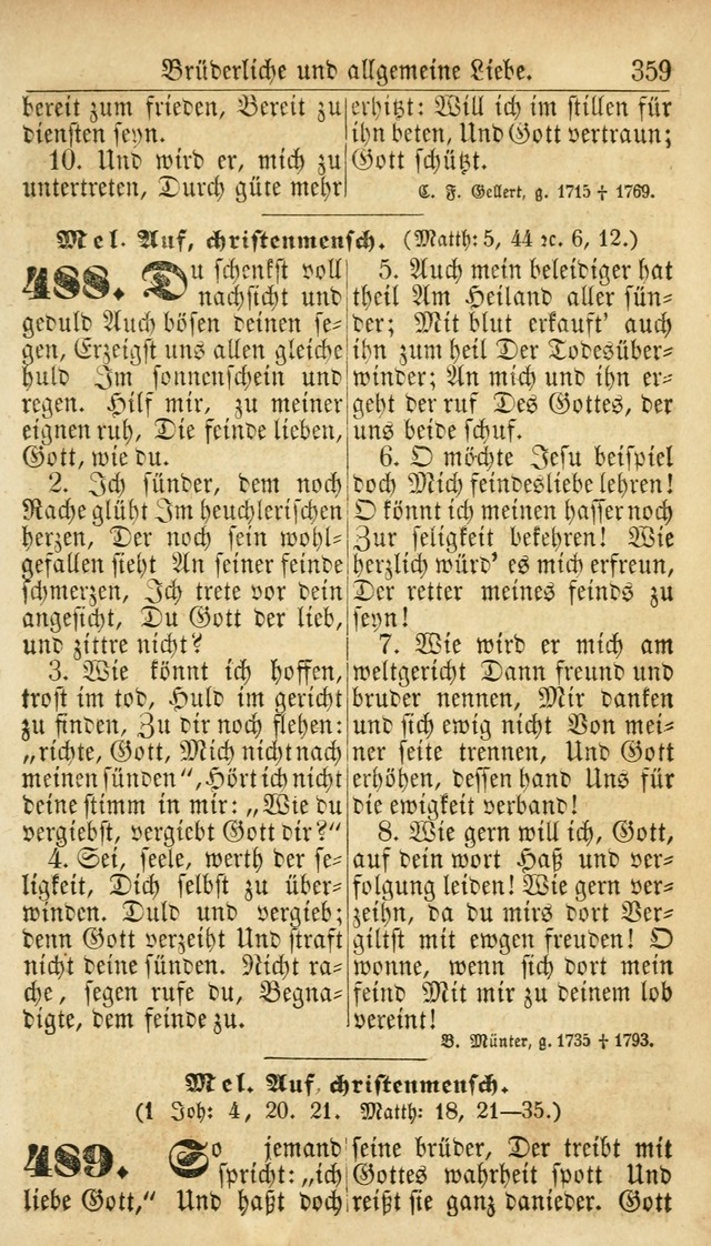 Deutsches Gesangbuch für die Evangelisch-Luterische Kirche in den Vereinigten Staaten: herausgegeben mit kirchlicher Genehmigung  page 359