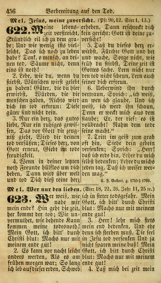 Deutsches Gesangbuch für die Evangelisch-Luterische Kirche in den Vereinigten Staaten: herausgegeben mit kirchlicher Genehmigung  page 456