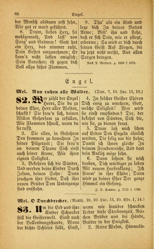 Deutsches Gesangbuch: für den Evangelisch-Lutherische Kirche in den Vereinigten Staaten herausgegen mit kirchlicher Genehmigung  page 116
