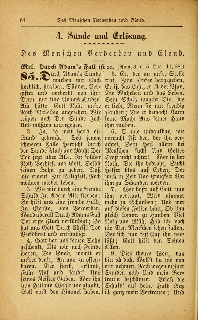 Deutsches Gesangbuch: für den Evangelisch-Lutherische Kirche in den Vereinigten Staaten herausgegen mit kirchlicher Genehmigung  page 118