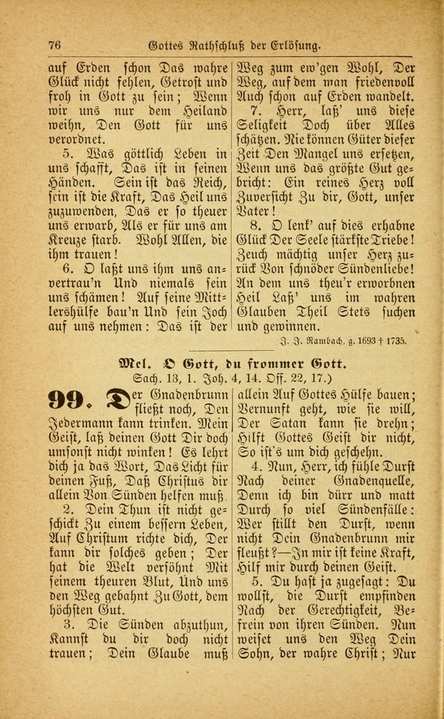 Deutsches Gesangbuch: für den Evangelisch-Lutherische Kirche in den Vereinigten Staaten herausgegen mit kirchlicher Genehmigung  page 130