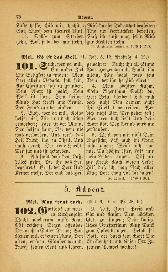 Deutsches Gesangbuch: für den Evangelisch-Lutherische Kirche in den Vereinigten Staaten herausgegen mit kirchlicher Genehmigung  page 132