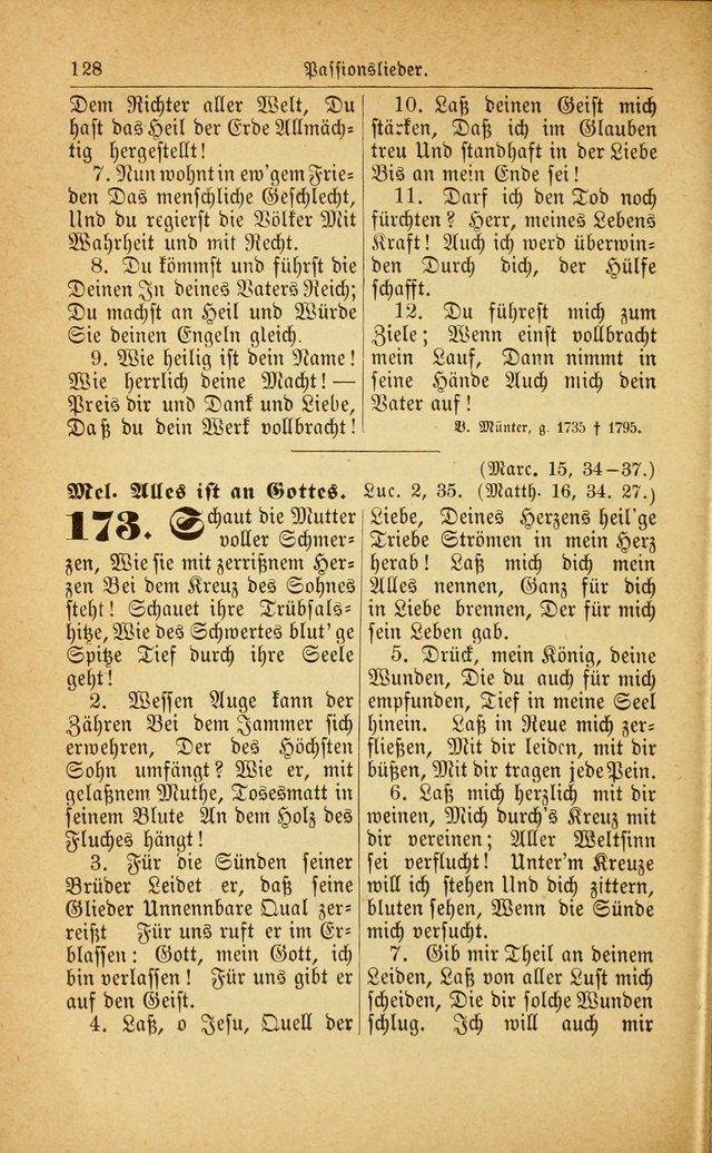 Deutsches Gesangbuch: für den Evangelisch-Lutherische Kirche in den Vereinigten Staaten herausgegen mit kirchlicher Genehmigung  page 182