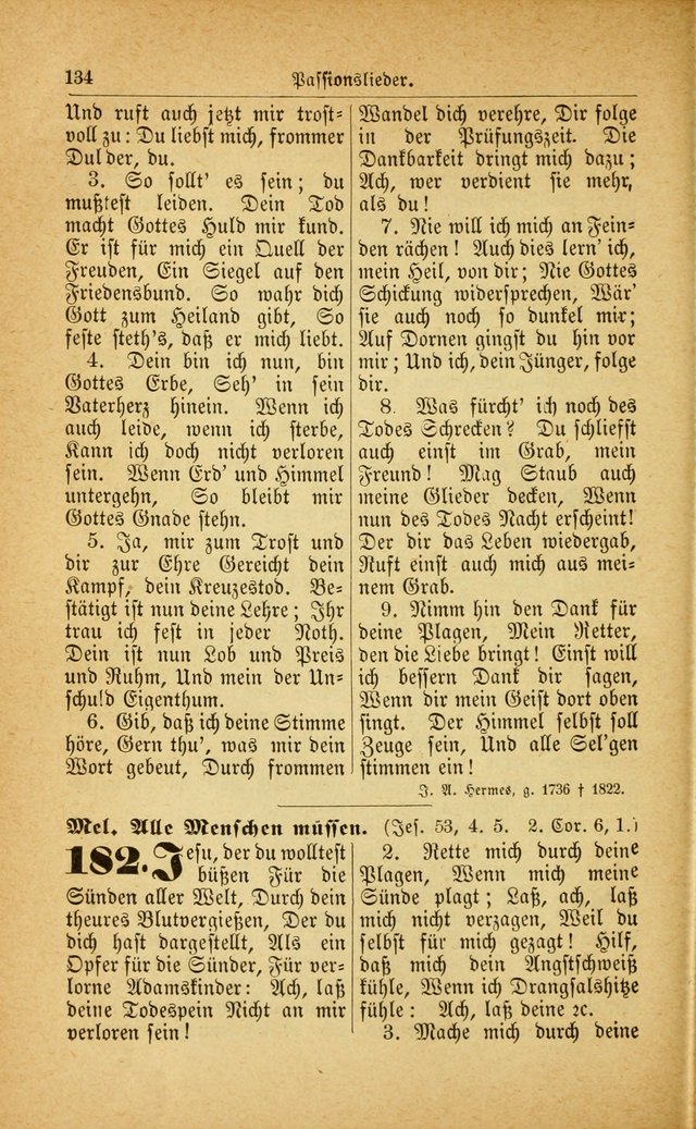 Deutsches Gesangbuch: für den Evangelisch-Lutherische Kirche in den Vereinigten Staaten herausgegen mit kirchlicher Genehmigung  page 188
