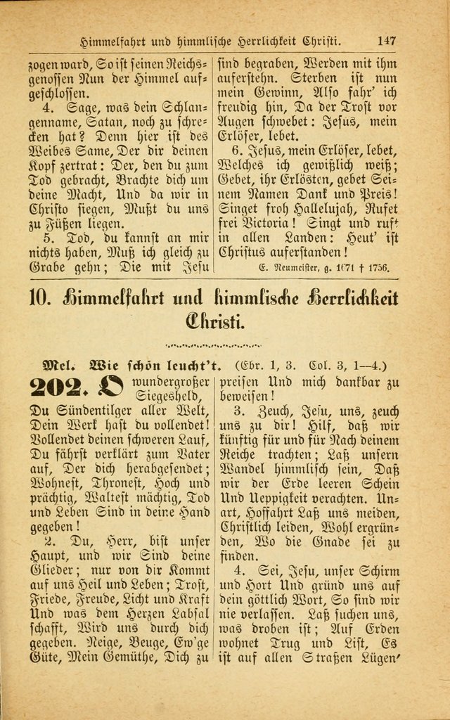 Deutsches Gesangbuch: für den Evangelisch-Lutherische Kirche in den Vereinigten Staaten herausgegen mit kirchlicher Genehmigung  page 201