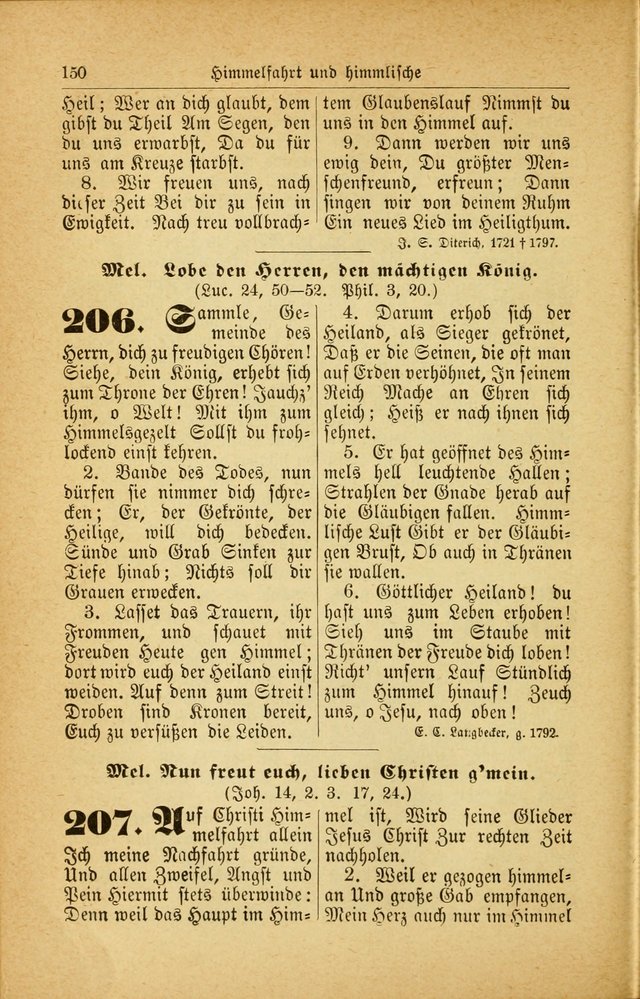Deutsches Gesangbuch: für den Evangelisch-Lutherische Kirche in den Vereinigten Staaten herausgegen mit kirchlicher Genehmigung  page 204