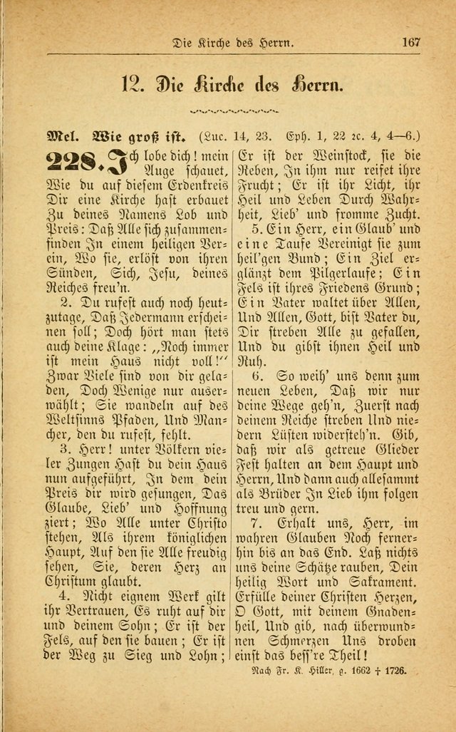 Deutsches Gesangbuch: für den Evangelisch-Lutherische Kirche in den Vereinigten Staaten herausgegen mit kirchlicher Genehmigung  page 221