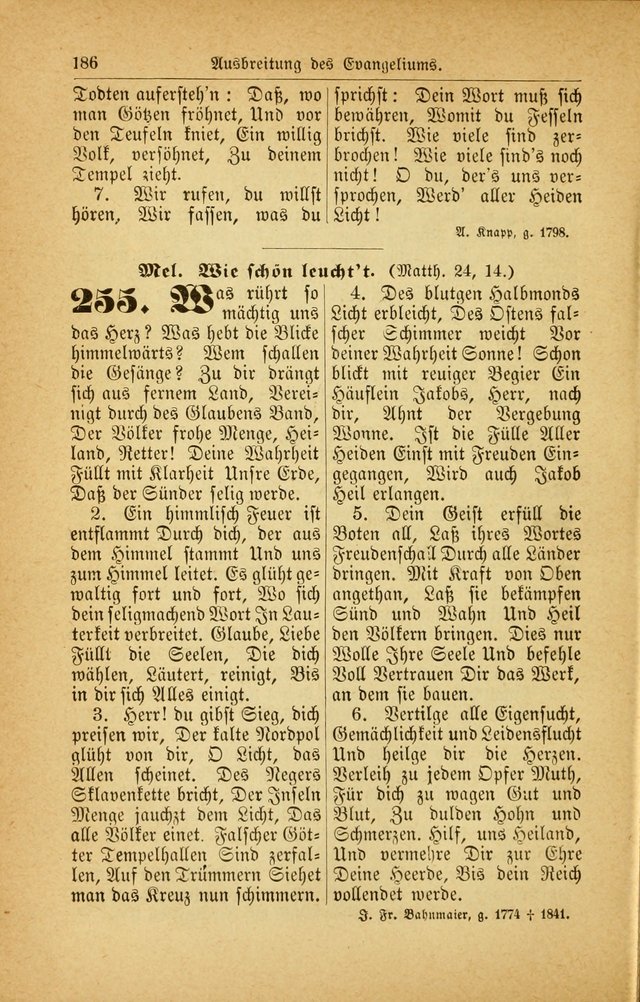 Deutsches Gesangbuch: für den Evangelisch-Lutherische Kirche in den Vereinigten Staaten herausgegen mit kirchlicher Genehmigung  page 240