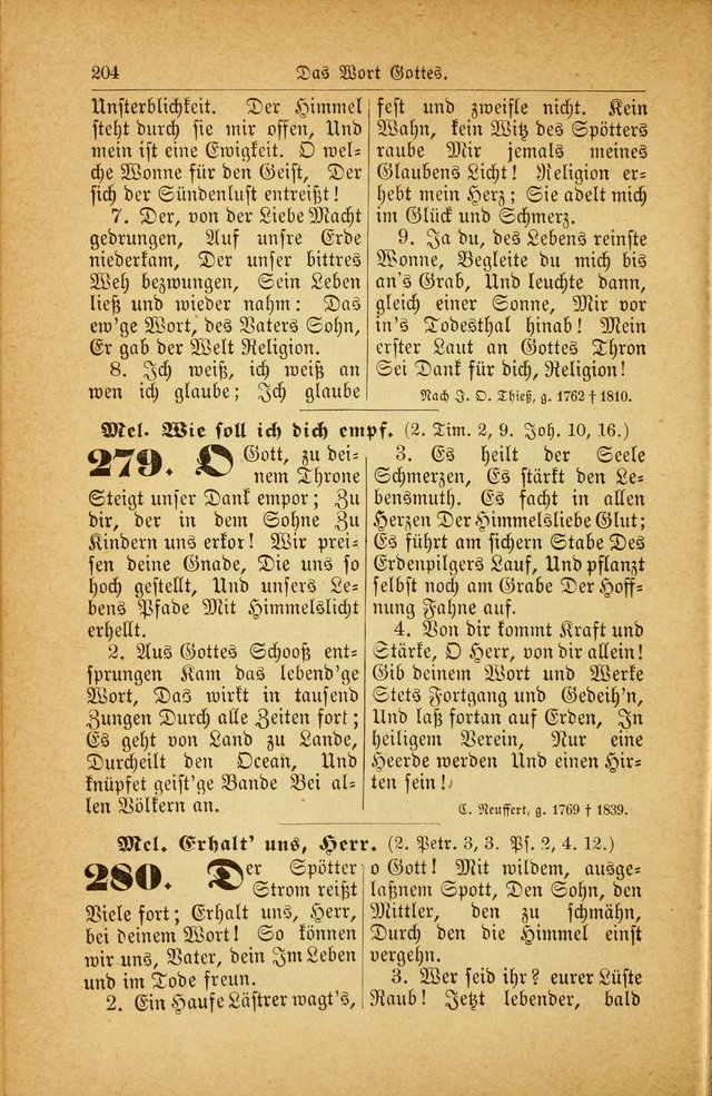 Deutsches Gesangbuch: für den Evangelisch-Lutherische Kirche in den Vereinigten Staaten herausgegen mit kirchlicher Genehmigung  page 258