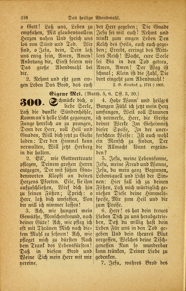 Deutsches Gesangbuch: für den Evangelisch-Lutherische Kirche in den Vereinigten Staaten herausgegen mit kirchlicher Genehmigung  page 270