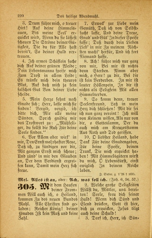 Deutsches Gesangbuch: für den Evangelisch-Lutherische Kirche in den Vereinigten Staaten herausgegen mit kirchlicher Genehmigung  page 274