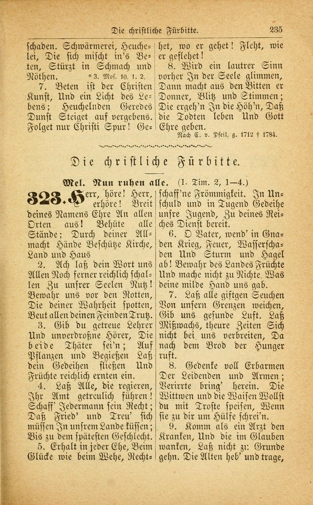 Deutsches Gesangbuch: für den Evangelisch-Lutherische Kirche in den Vereinigten Staaten herausgegen mit kirchlicher Genehmigung  page 289