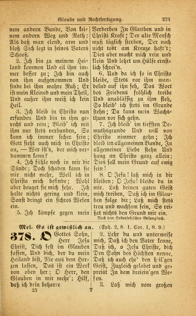 Deutsches Gesangbuch: für den Evangelisch-Lutherische Kirche in den Vereinigten Staaten herausgegen mit kirchlicher Genehmigung  page 327