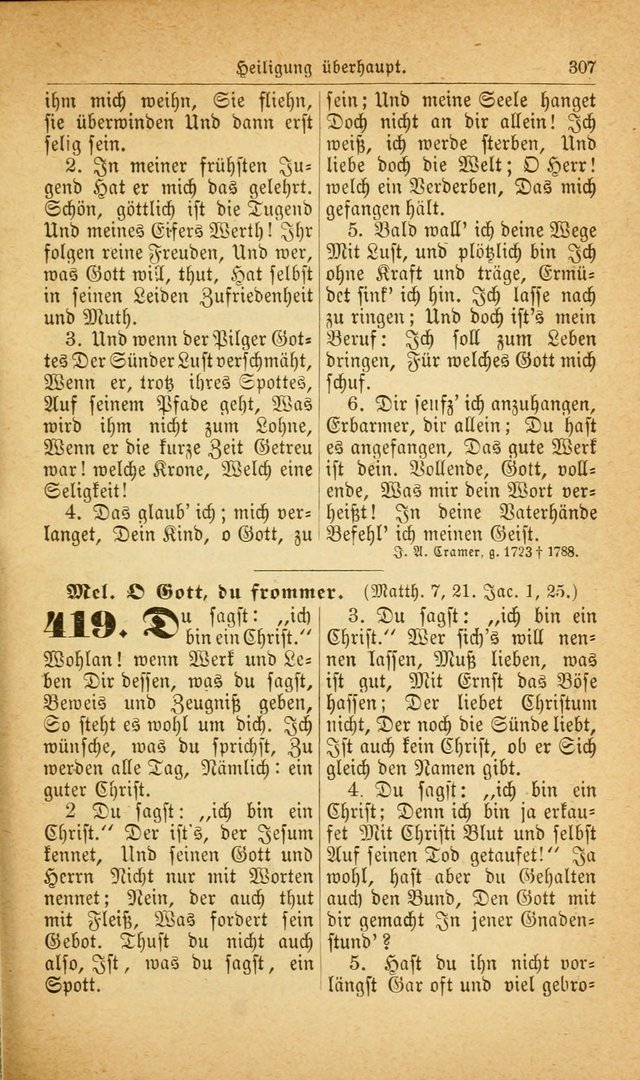 Deutsches Gesangbuch: für den Evangelisch-Lutherische Kirche in den Vereinigten Staaten herausgegen mit kirchlicher Genehmigung  page 361