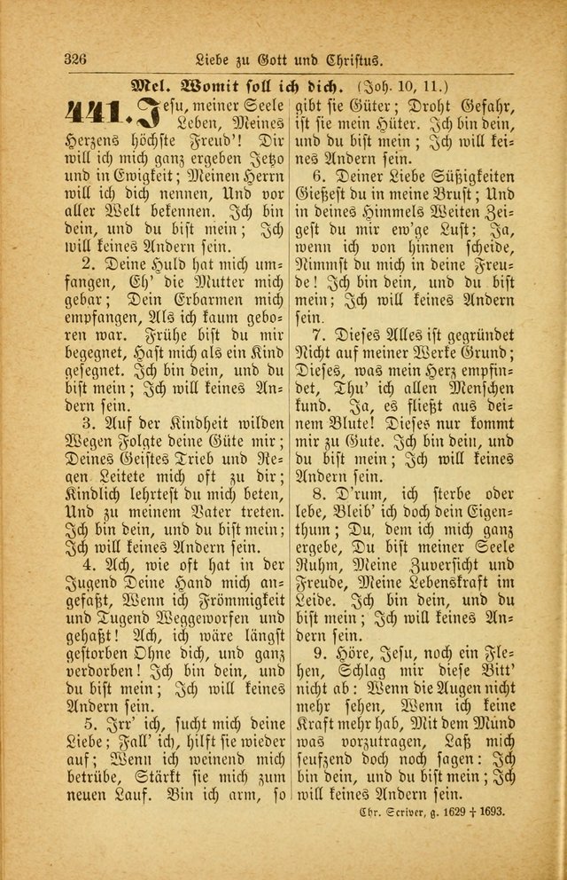 Deutsches Gesangbuch: für den Evangelisch-Lutherische Kirche in den Vereinigten Staaten herausgegen mit kirchlicher Genehmigung  page 380
