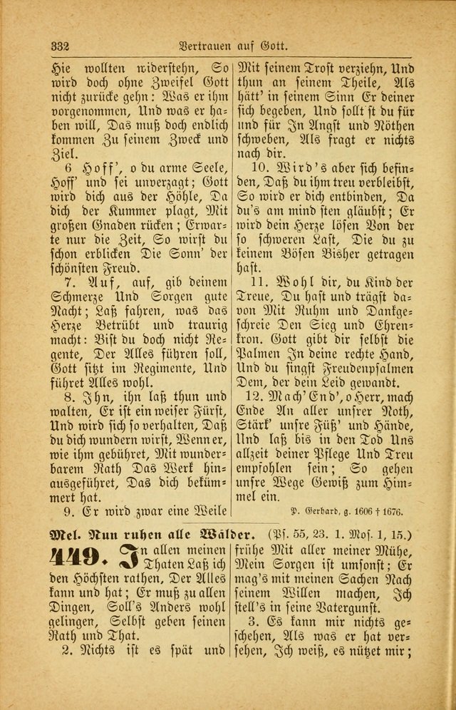 Deutsches Gesangbuch: für den Evangelisch-Lutherische Kirche in den Vereinigten Staaten herausgegen mit kirchlicher Genehmigung  page 386